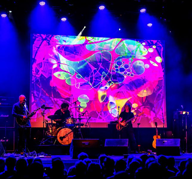 ACHE Rock Band 2022, Amager Bio May 21: Psychedelic lights by Frank Híndsberg